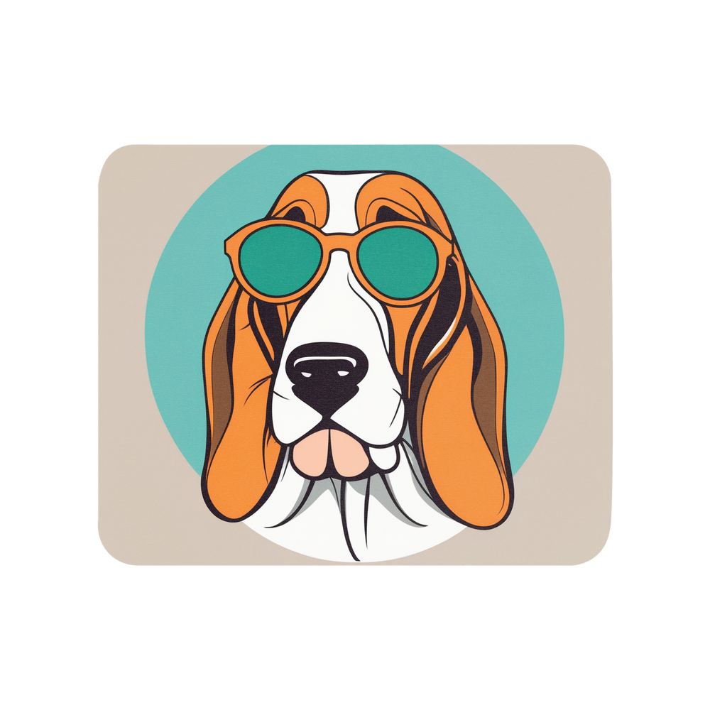 PugMug Custom Basset Hound Mouse Pad