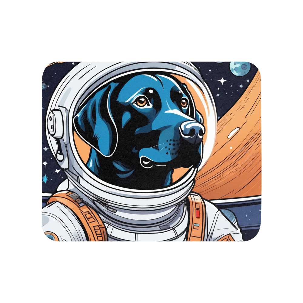 PugMug Custom Black Labrador Retriever Mouse Pad