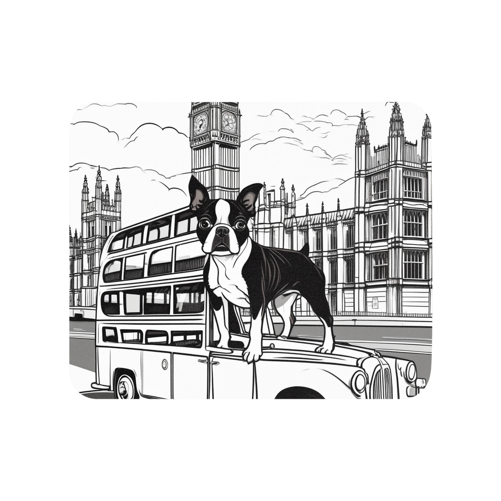 PugMug Custom Boston Terrier Mouse Pad