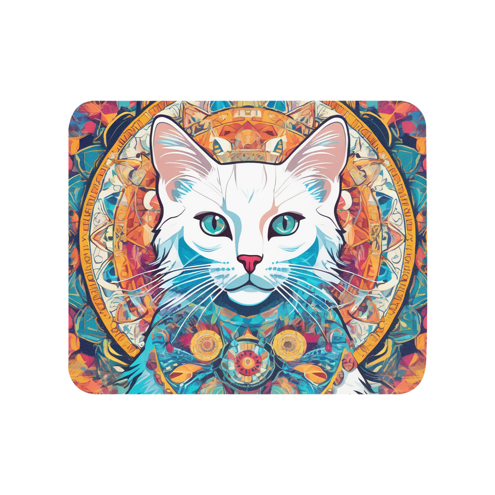 PugMug Custom White Companion Cat Mouse Pad