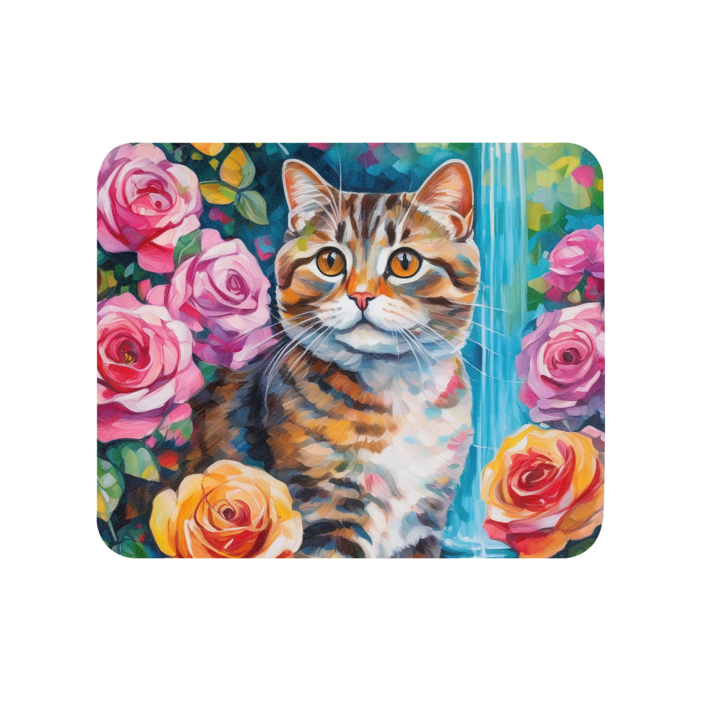 PugMug Custom Tabby Scottish Fold Cat Mouse Pad