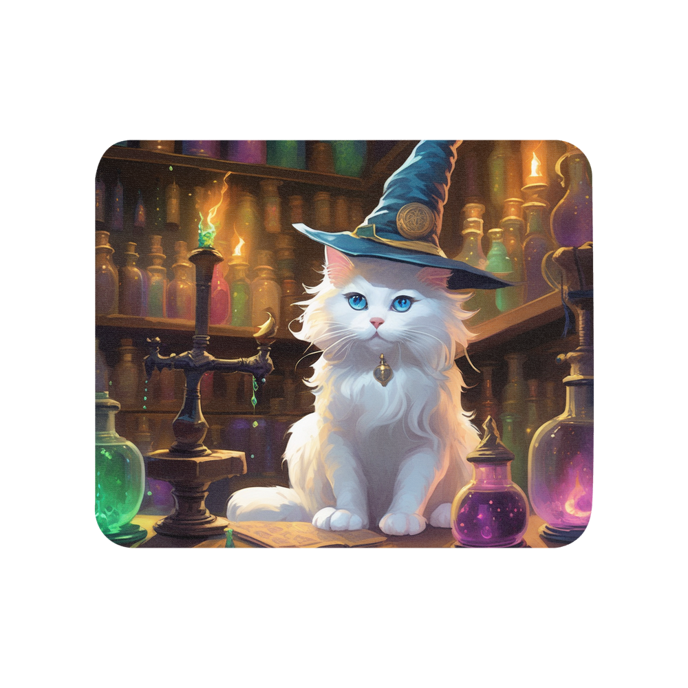 PugMug Custom White Ragdoll Cat Mouse Pad