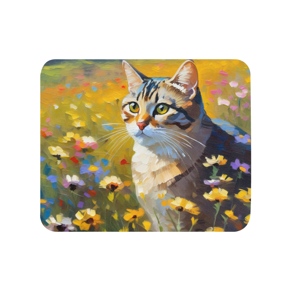 PugMug Custom Tabby American Shorthair Cat Mouse Pad