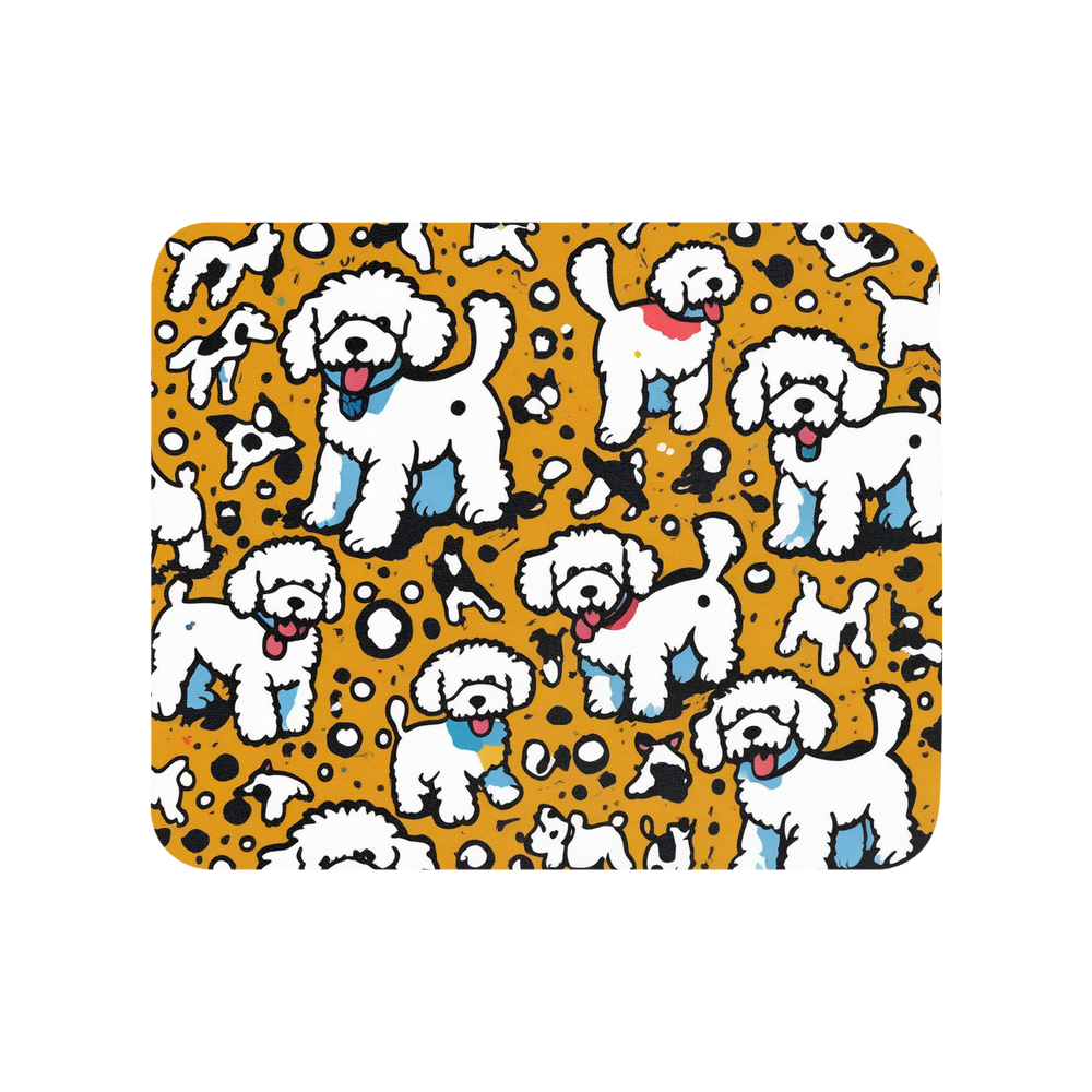 PugMug Custom Bichons Frise Mouse Pad