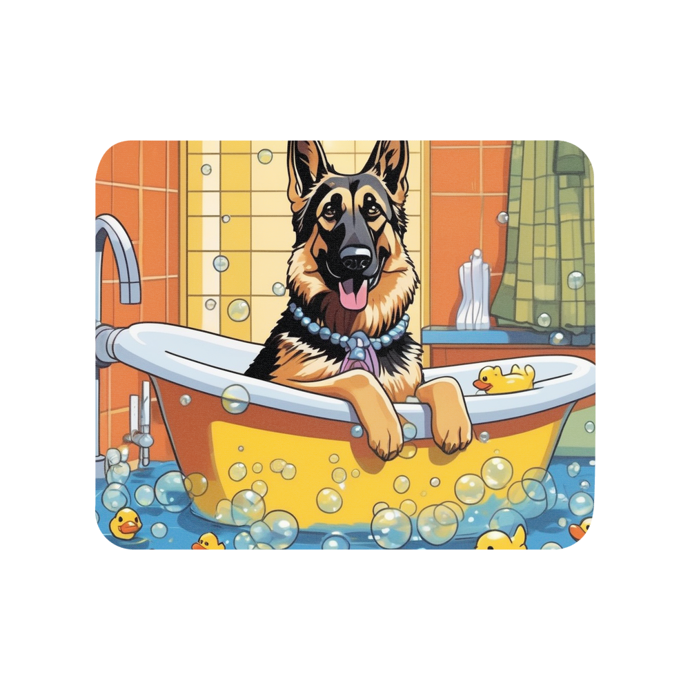 PugMug Custom German Shepherd Dog Mouse Pad