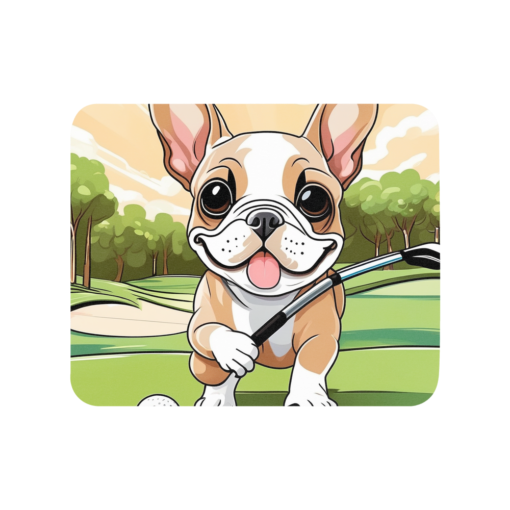 PugMug Custom Tan French Bulldog Mouse Pad