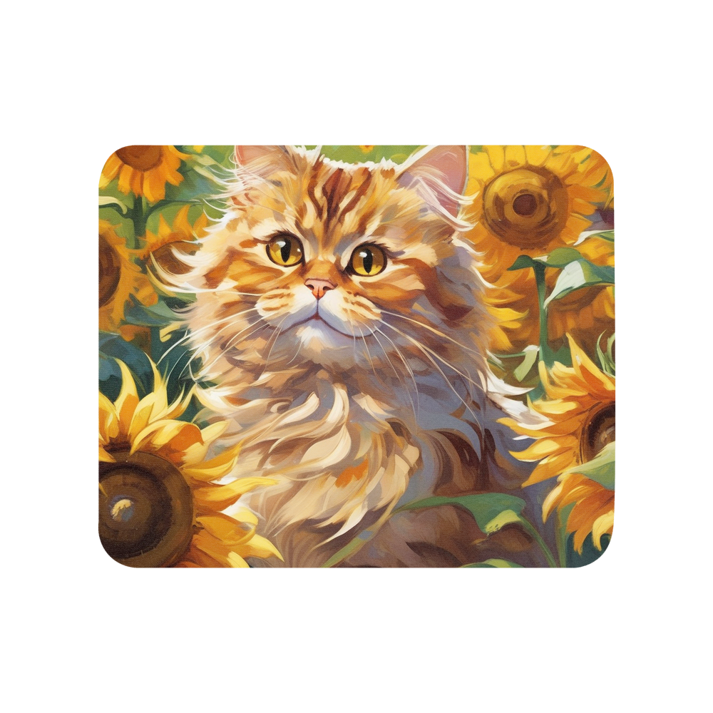 PugMug Custom Tabby Persian Cat Mouse Pad