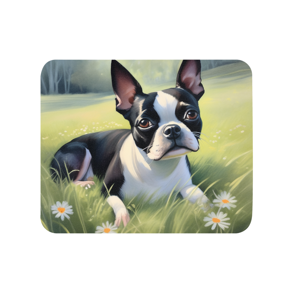 PugMug Custom Boston Terrier Mouse Pad