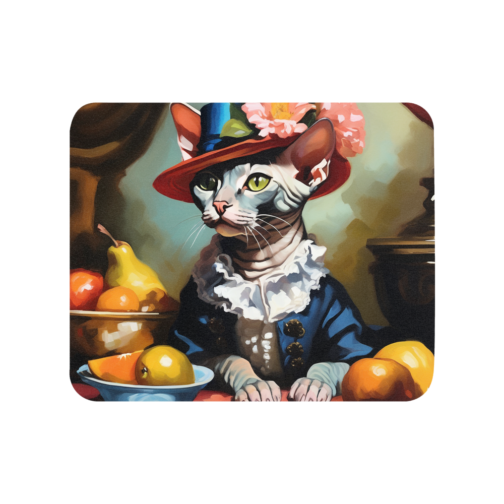 PugMug Custom Tabby Sphynx Cat Mouse Pad