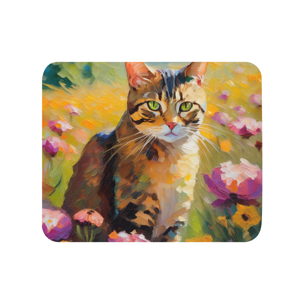 PugMug Custom Tabby Exotic Cat Mouse Pad