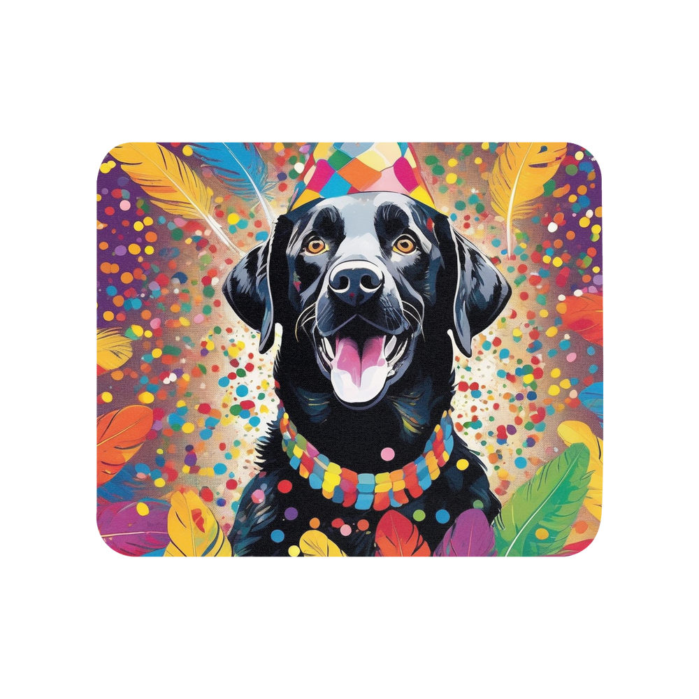 PugMug Custom Black Labrador Retriever Mouse Pad
