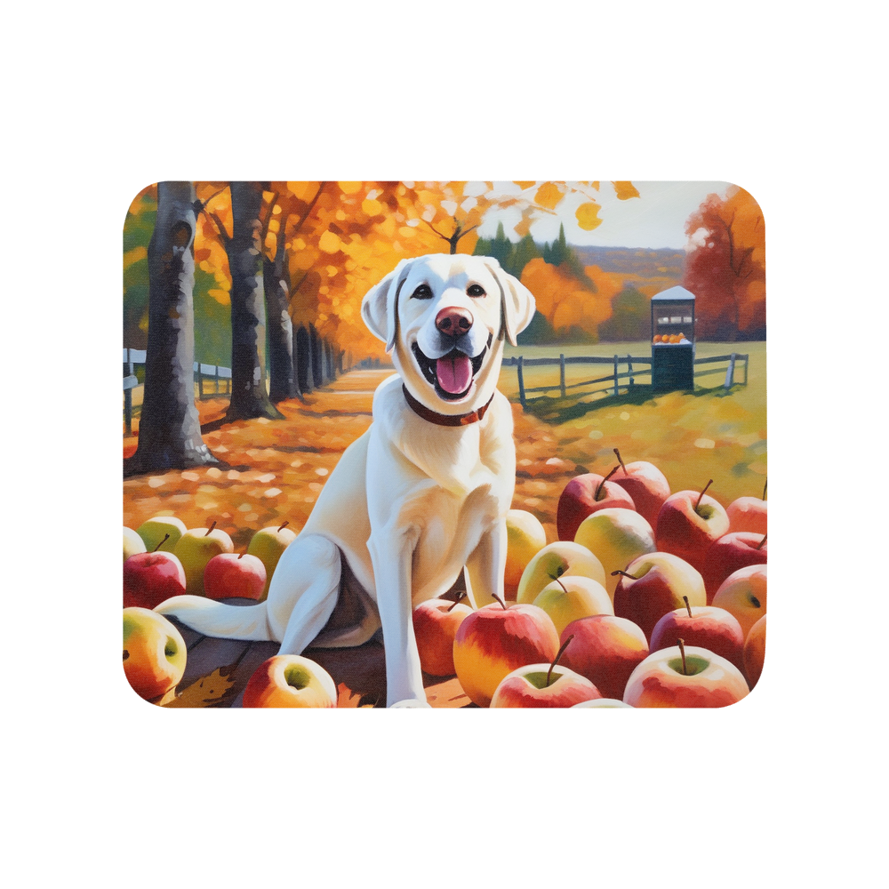 PugMug Custom White Labrador Retriever Mouse Pad