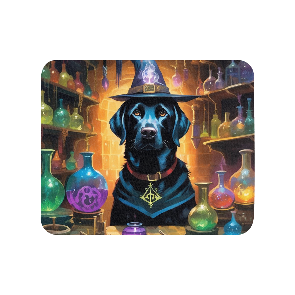 PugMug Custom Black Labrador Retriever Mouse Pad