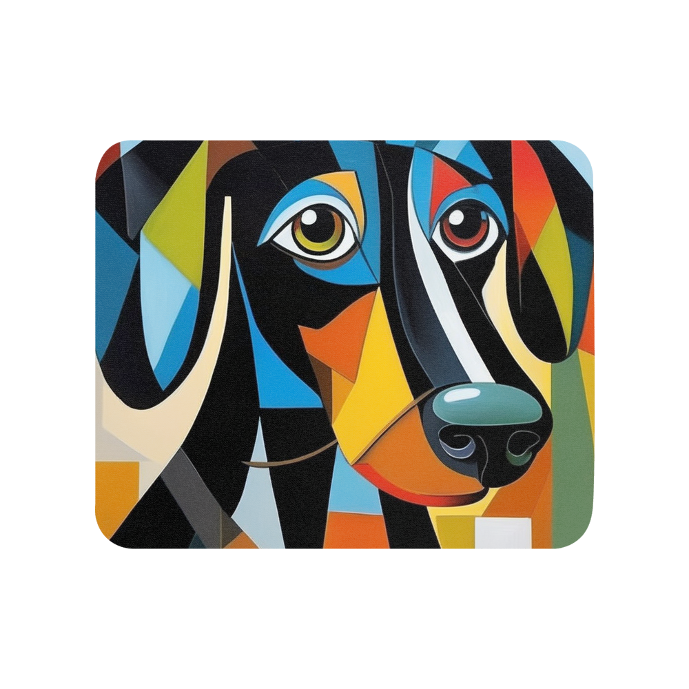 PugMug Custom Black Dachshund Mouse Pad