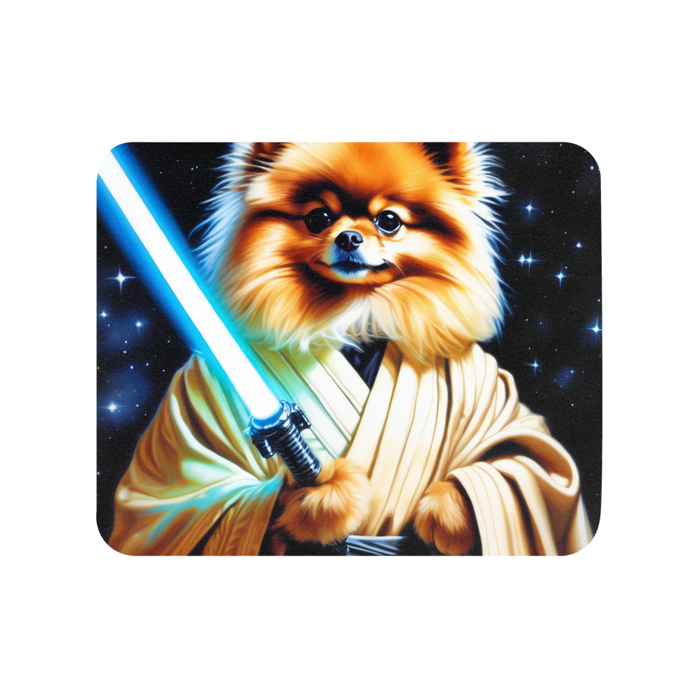 PugMug Custom Tan Pomeranian Mouse Pad