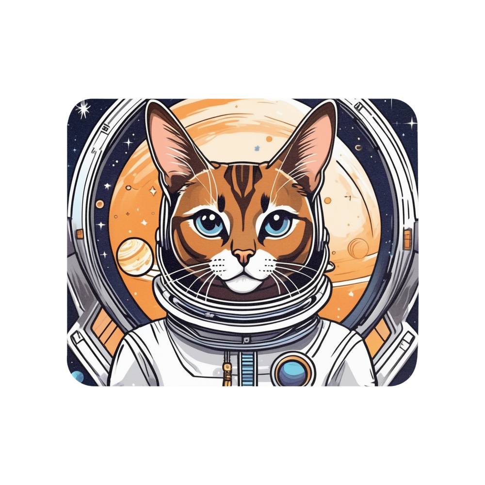 PugMug Custom Tabby Abyssinian Cat Mouse Pad