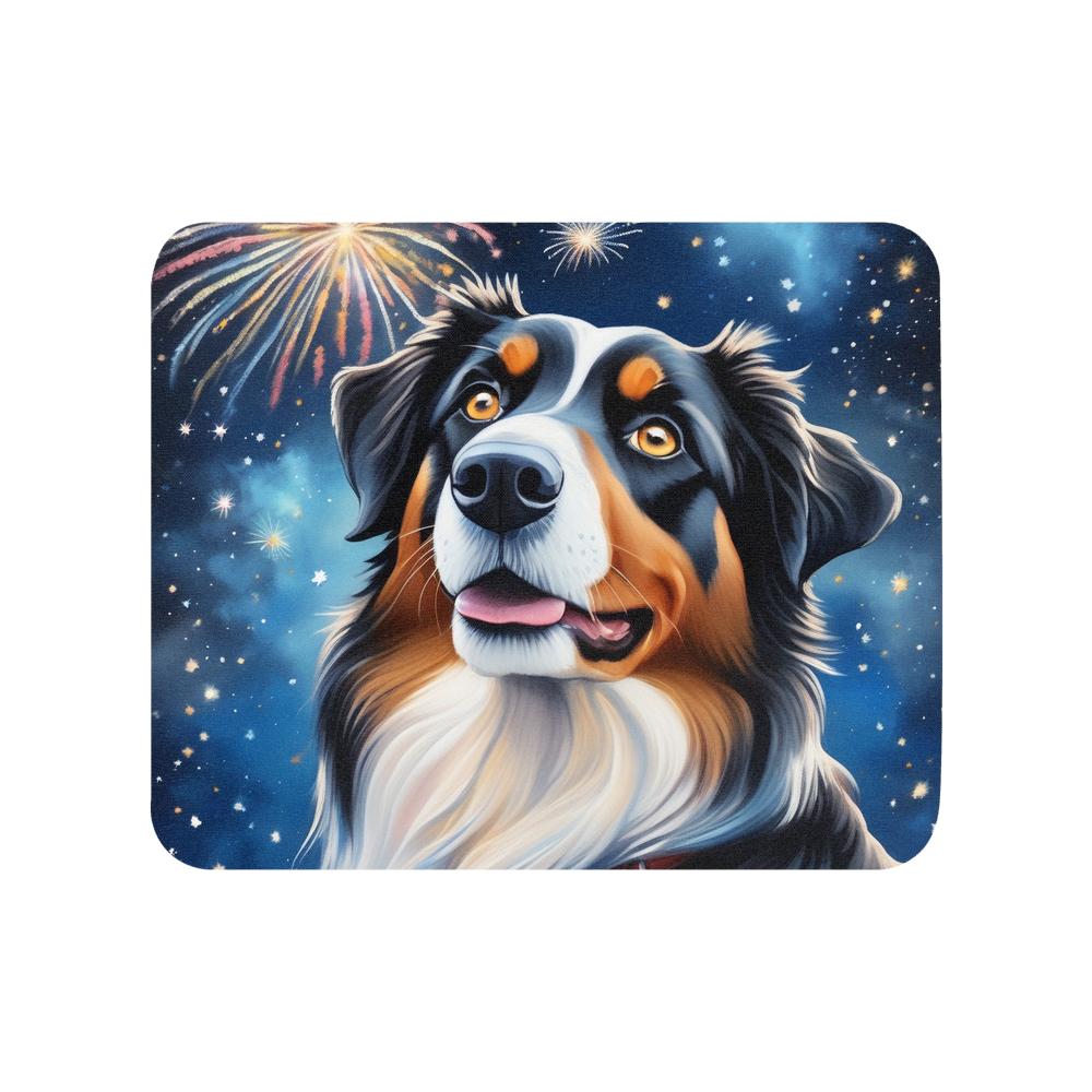 PugMug Custom Miniature American Shepherd Mouse Pad