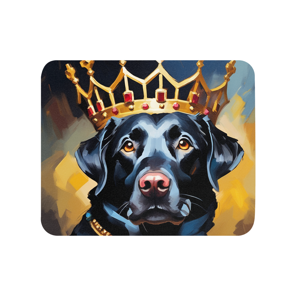 PugMug Custom Black Labrador Retriever Mouse Pad