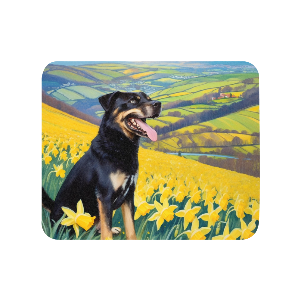 PugMug Custom Blue Mouse Pad