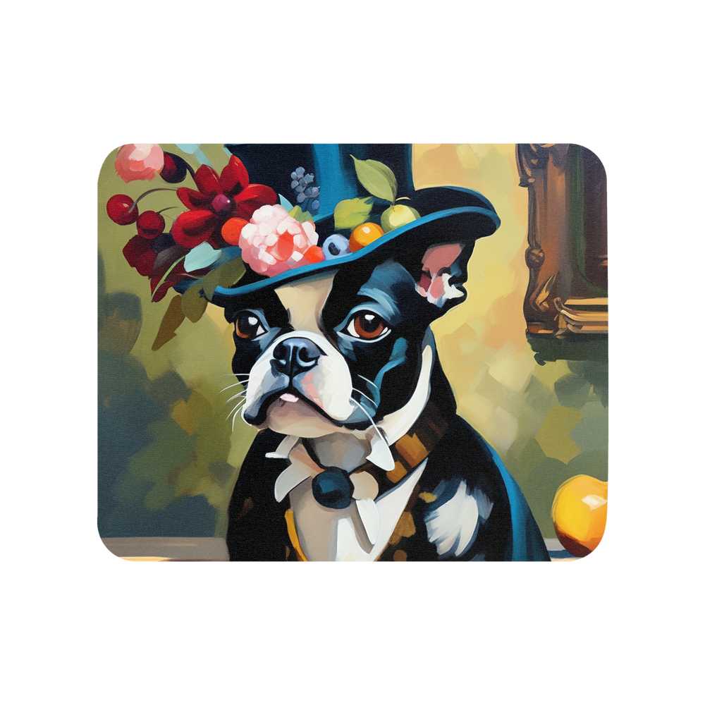 PugMug Custom Boston Terrier Mouse Pad