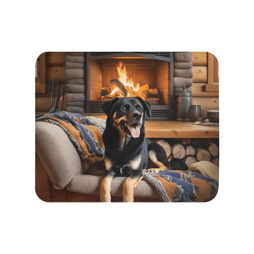 PugMug Custom Blue Mouse Pad