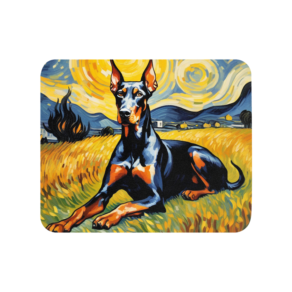 PugMug Custom Doberman Pinscher Mouse Pad