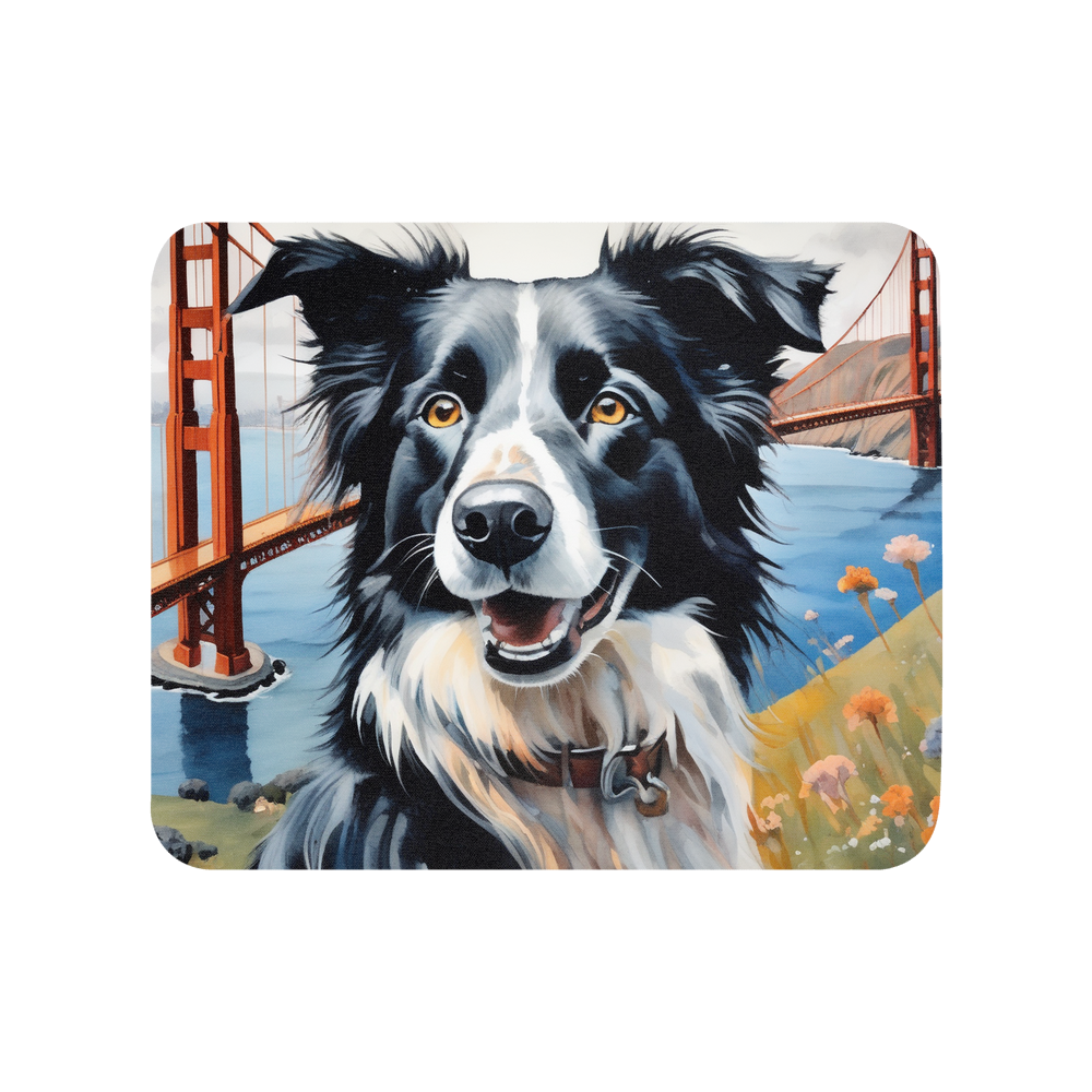 PugMug Custom Border Collie Mouse Pad