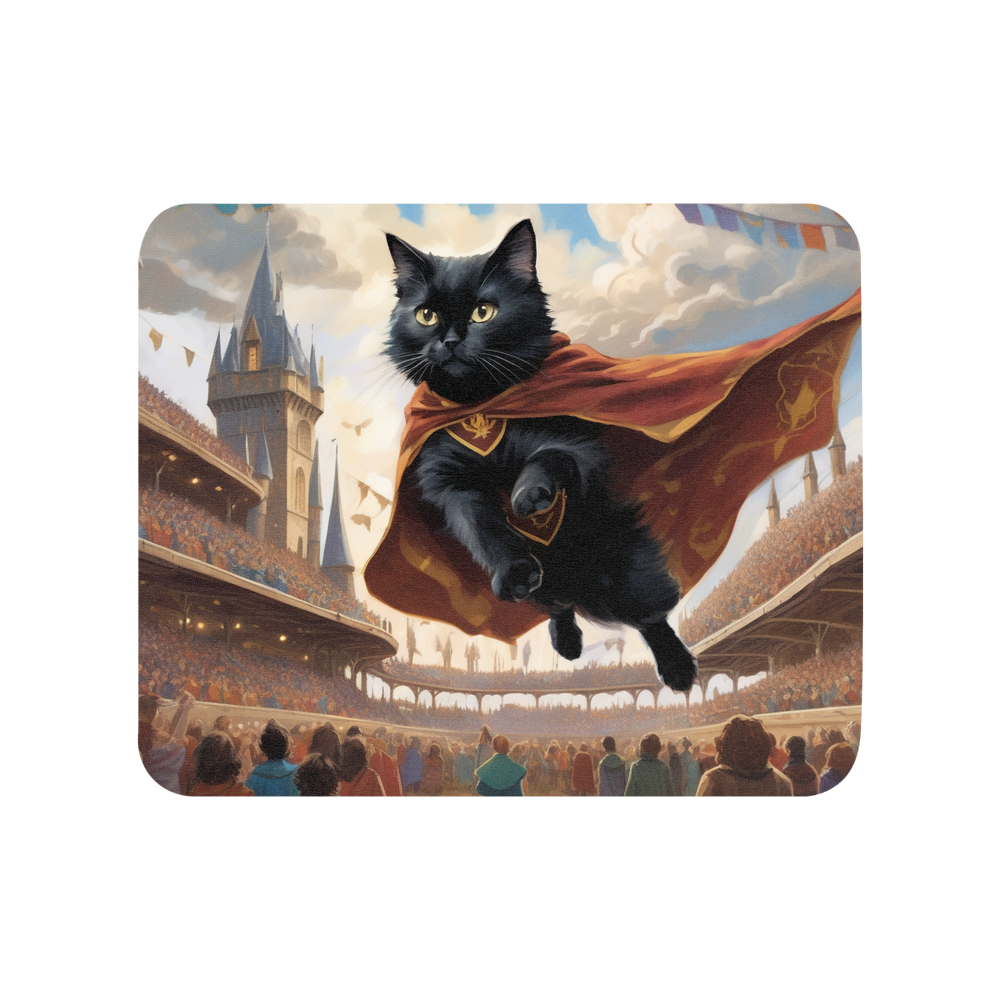 PugMug Custom Black Ragdoll Cat Mouse Pad