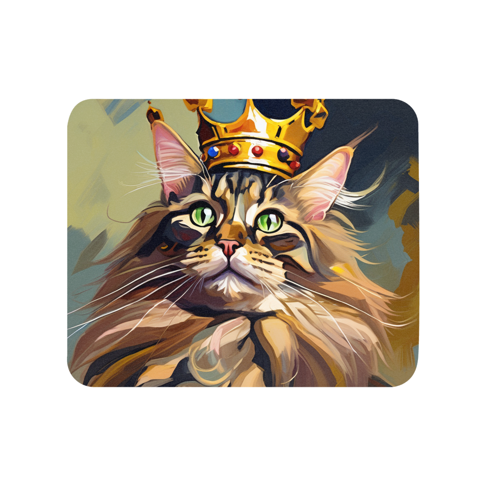 PugMug Custom Tabby Maine Coon Cat Mouse Pad