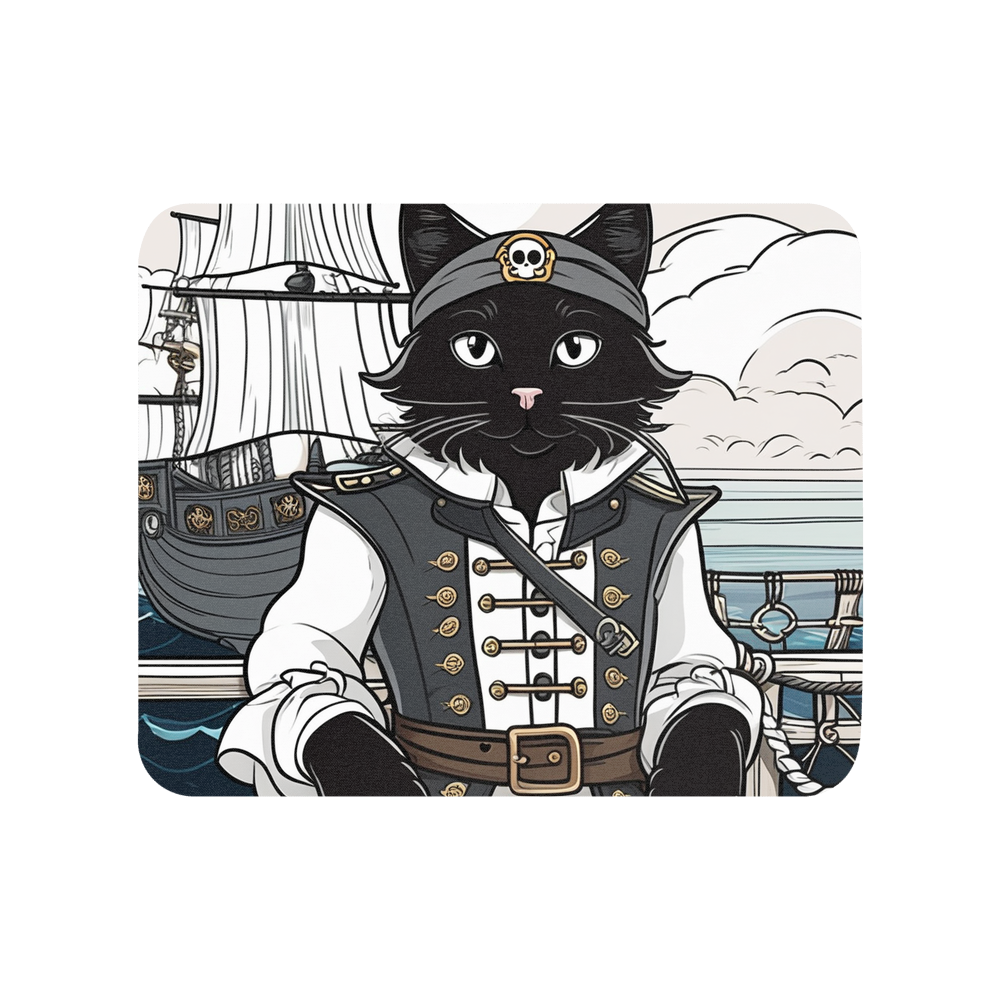 PugMug Custom Black Ragdoll Cat Mouse Pad