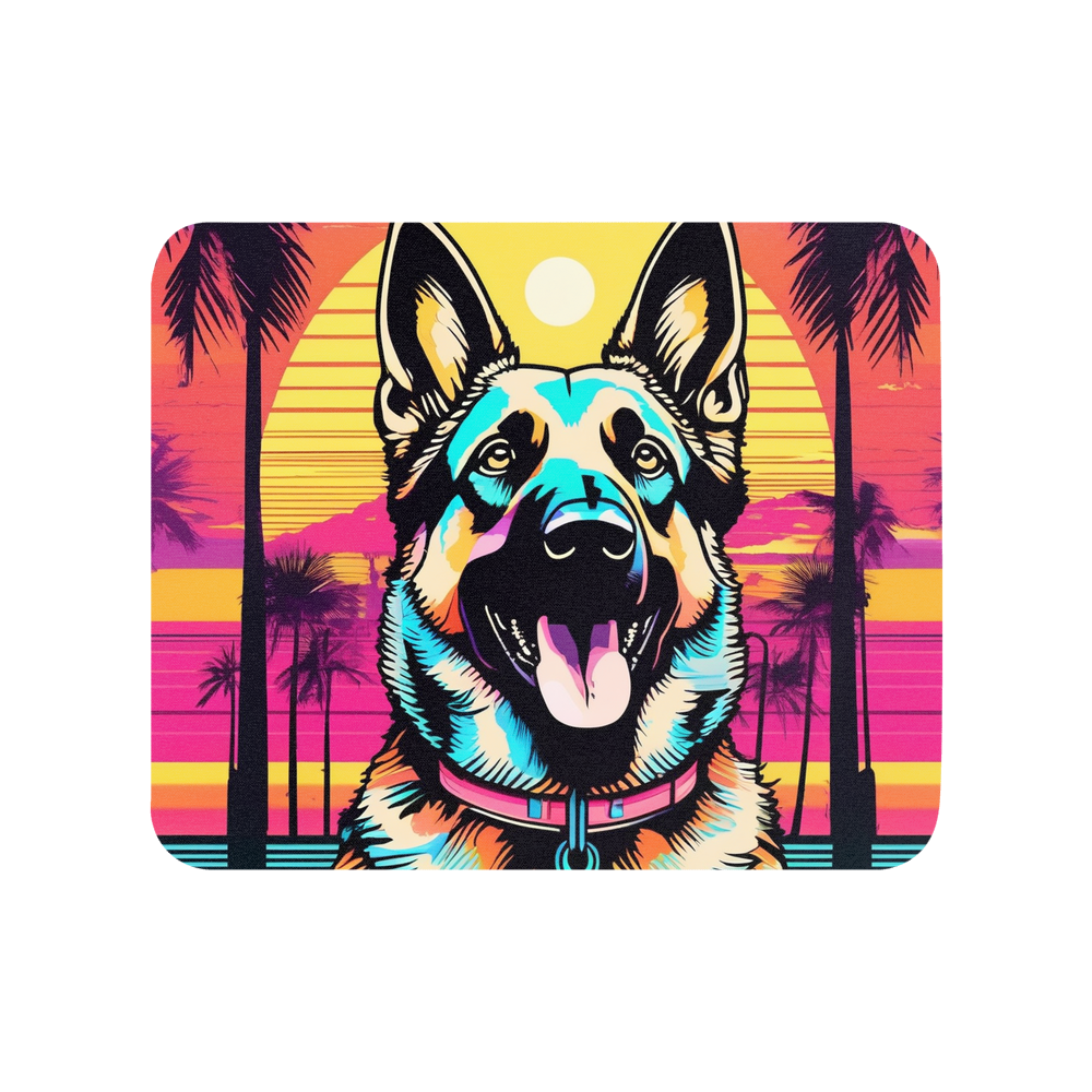 PugMug Custom German Shepherd Dog Mouse Pad