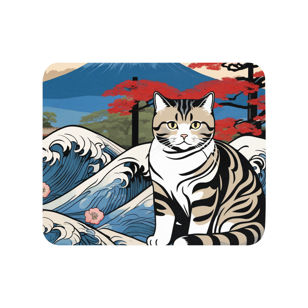 PugMug Custom Tabby Scottish Fold Cat Mouse Pad