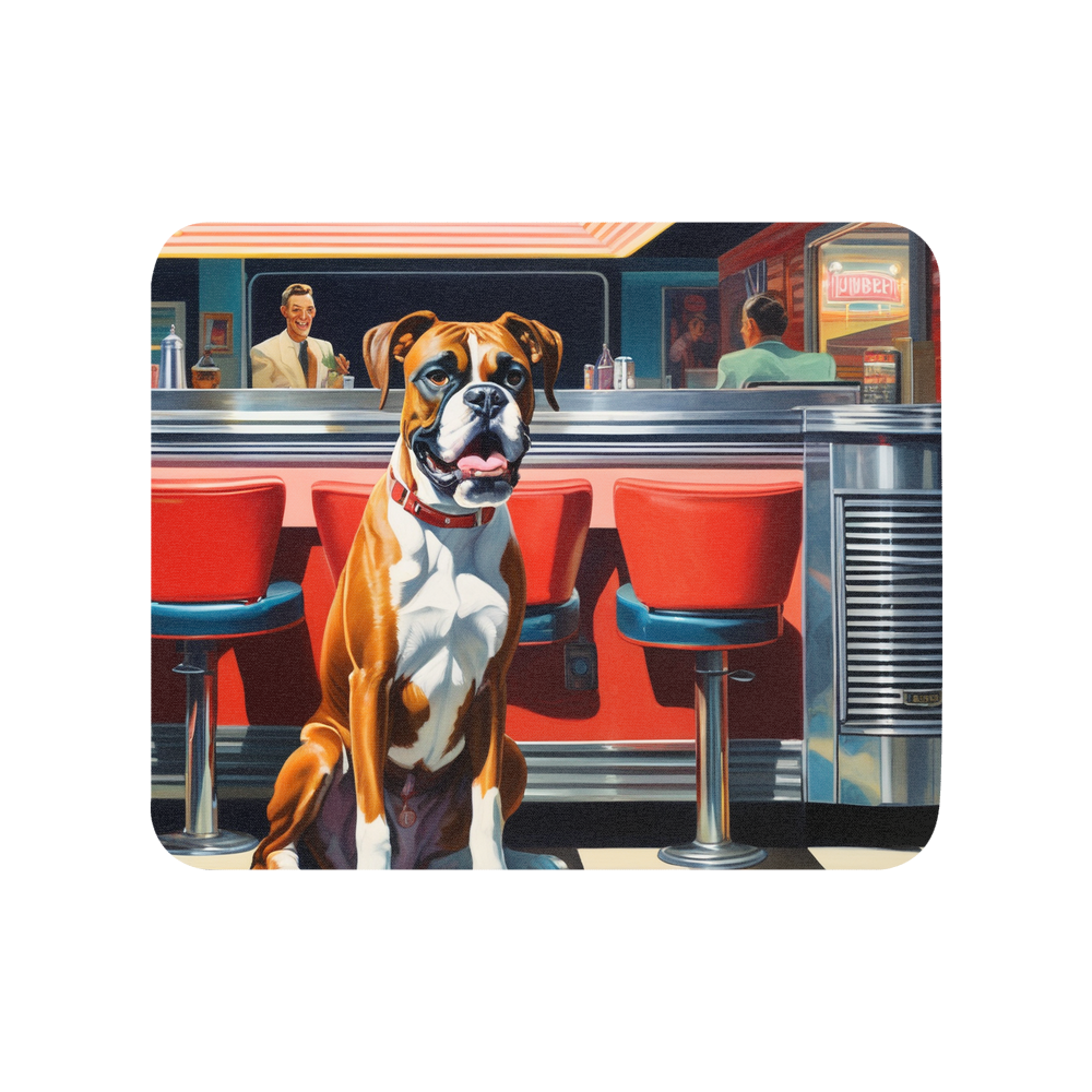 PugMug Custom Boxer Dog Mouse Pad