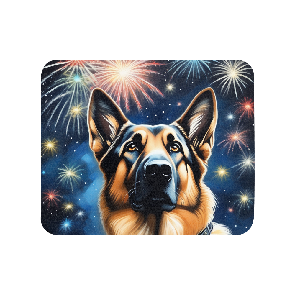 PugMug Custom German Shepherd Dog Mouse Pad