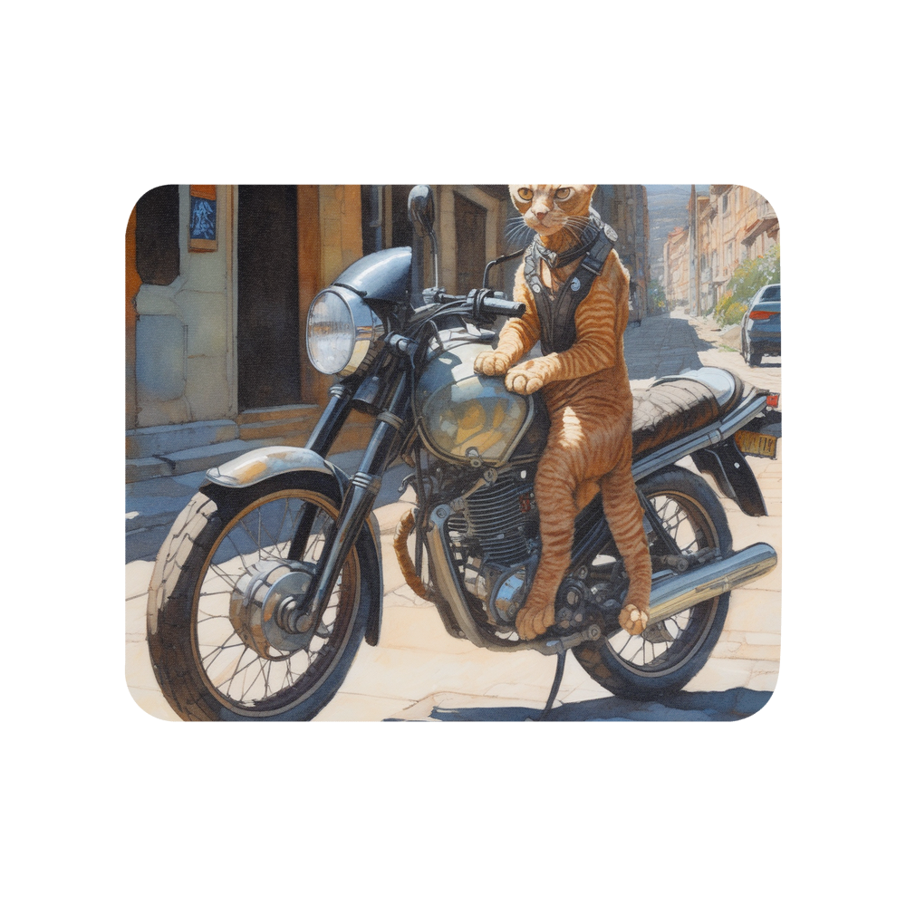 PugMug Custom Tabby Devon Rex Cat Mouse Pad