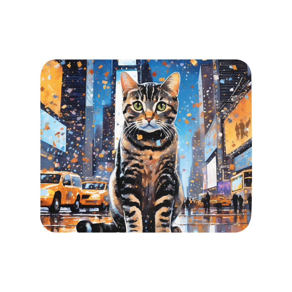 PugMug Custom Tabby American Shorthair Cat Mouse Pad