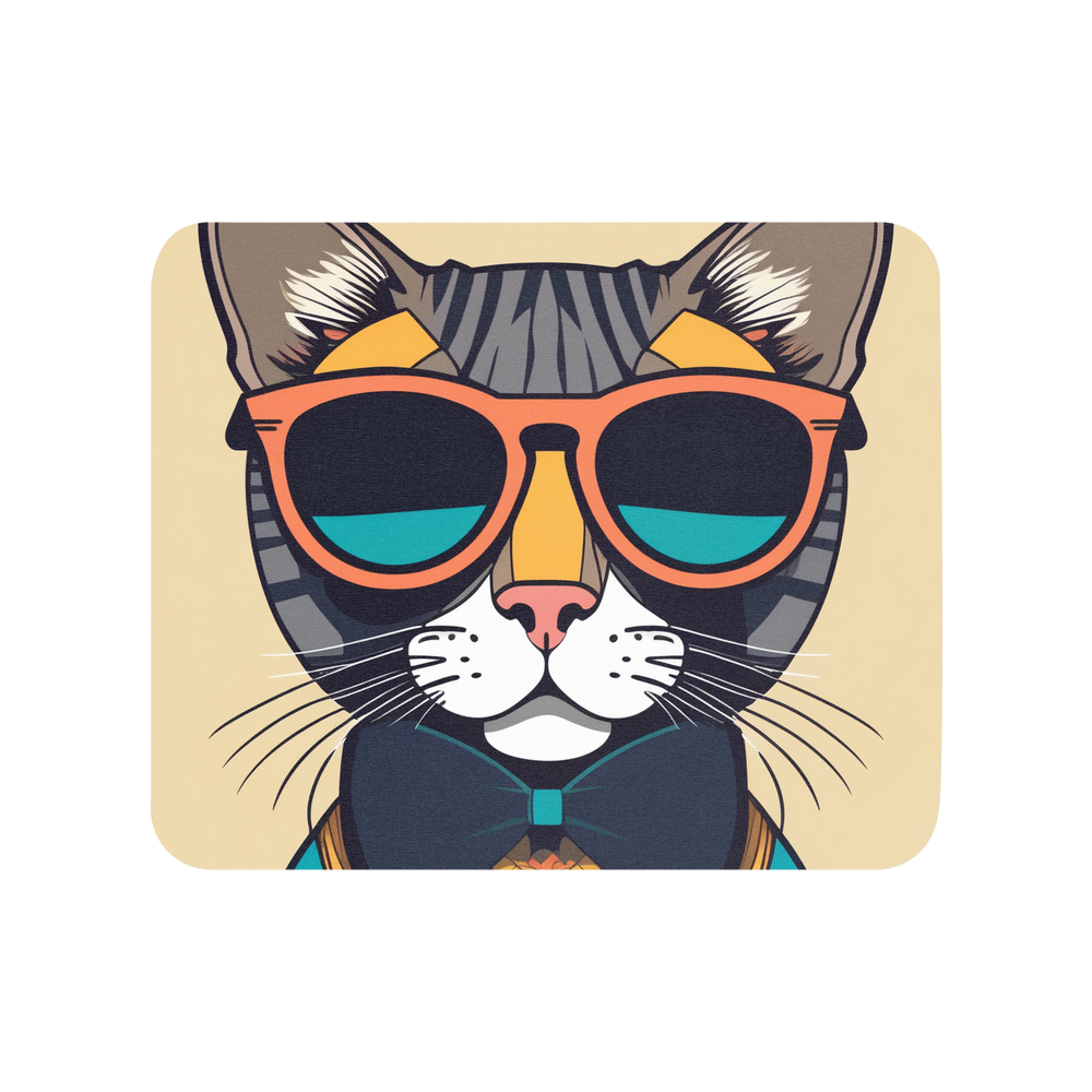 PugMug Custom Tabby Exotic Cat Mouse Pad