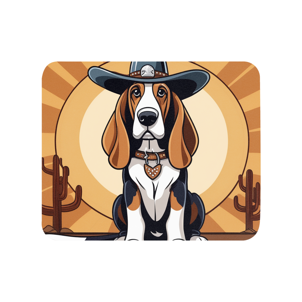 PugMug Custom Basset Hound Mouse Pad