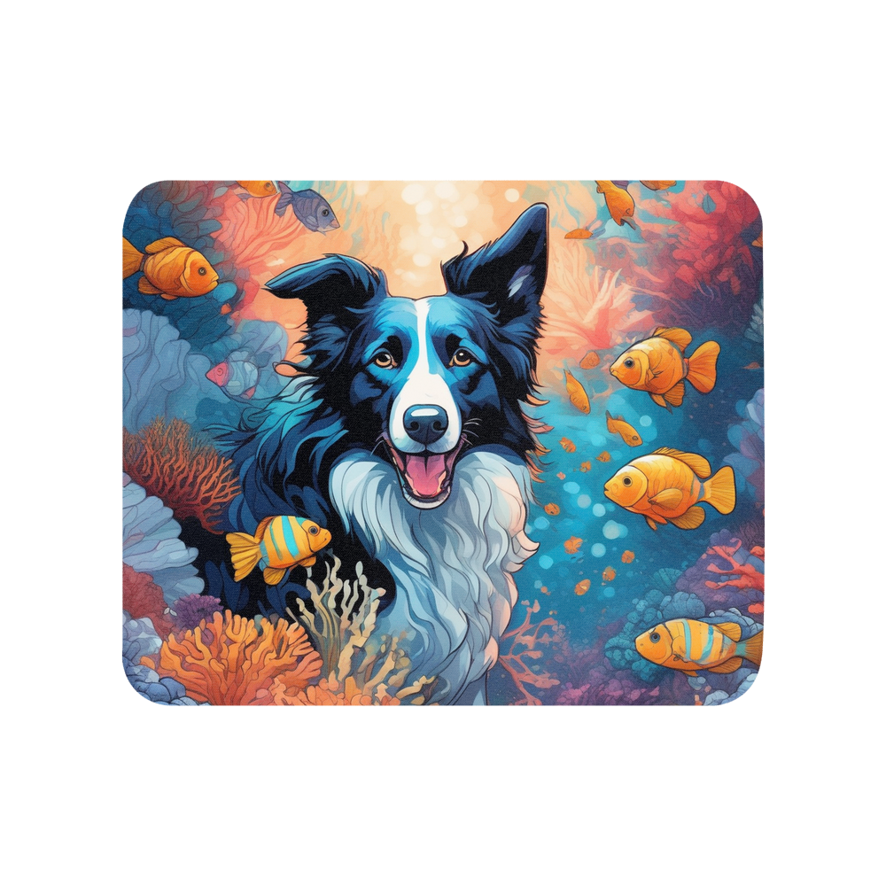 PugMug Custom Border Collie Mouse Pad