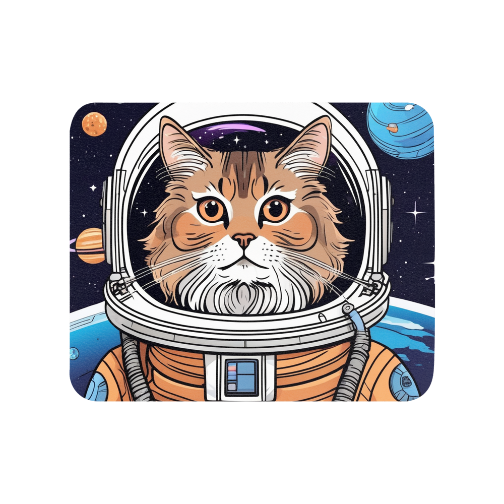 PugMug Custom Tabby Persian Cat Mouse Pad