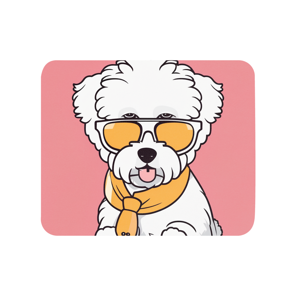 PugMug Custom Bichons Frise Mouse Pad