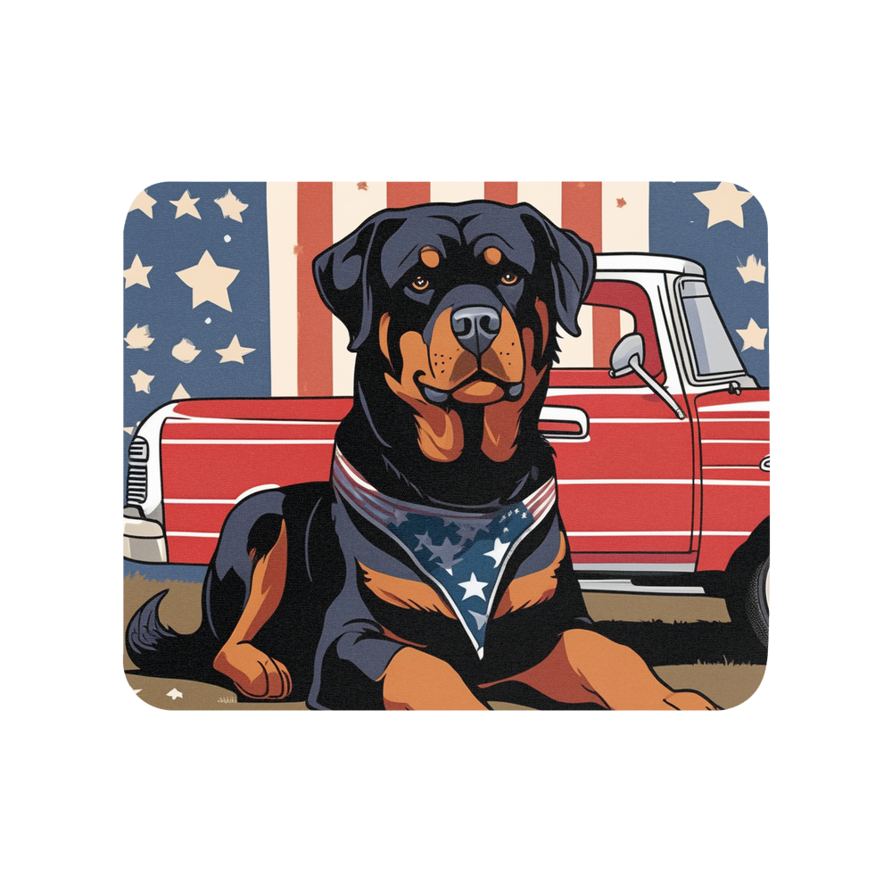 PugMug Custom Rottweiler Mouse Pad