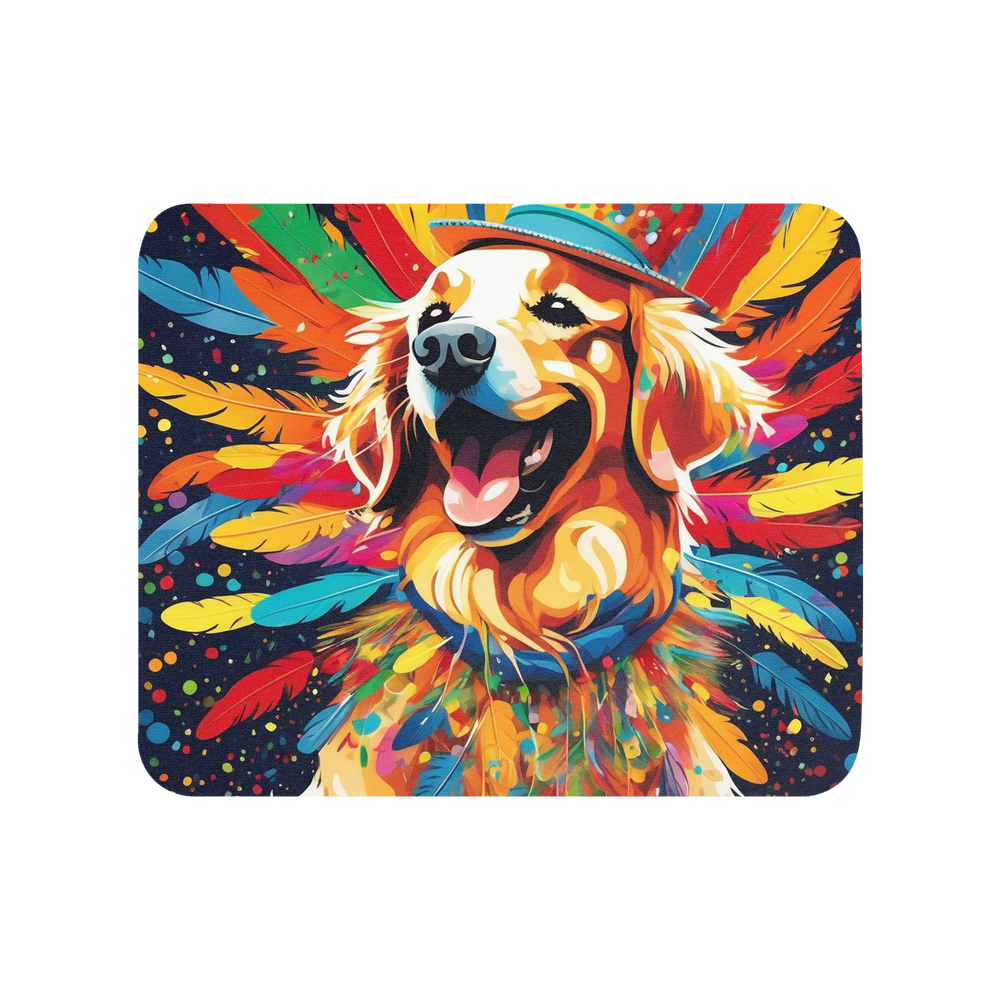 PugMug Custom Golden Retriever Mouse Pad