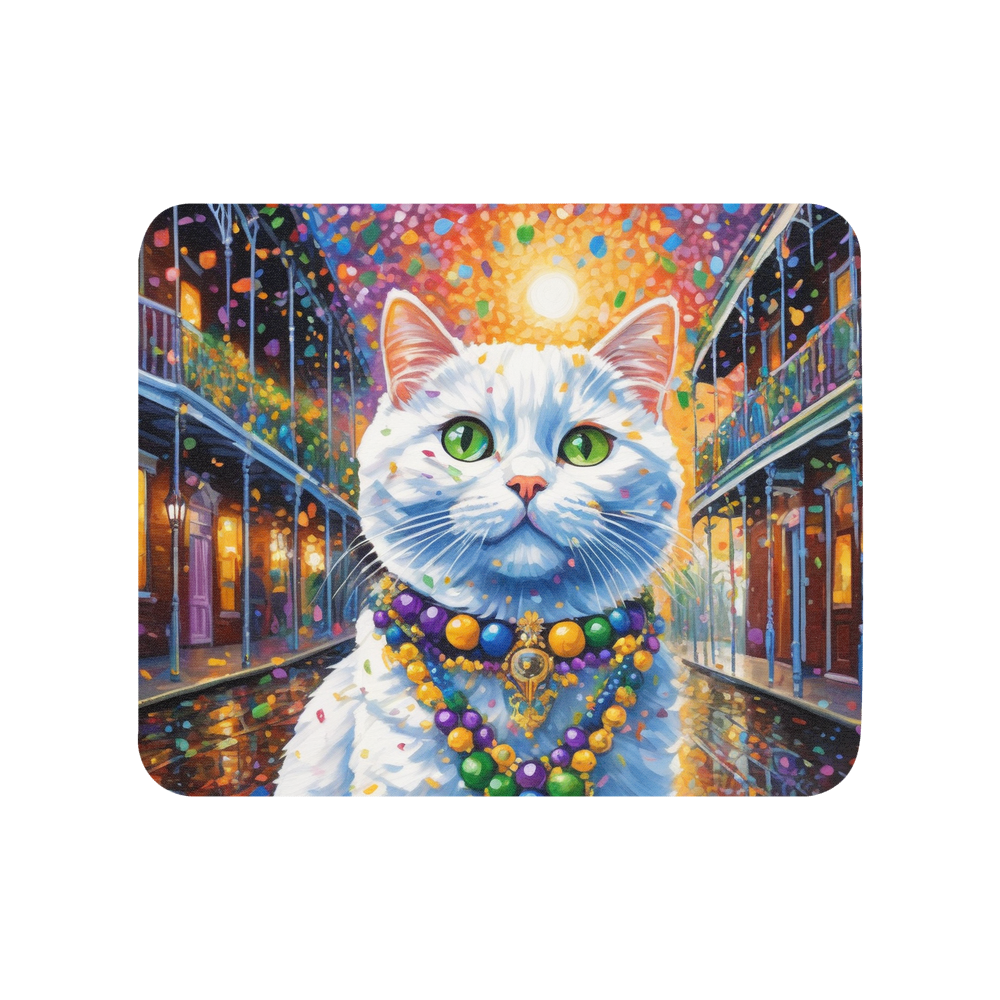 PugMug Custom White British Shorthair Cat Mouse Pad