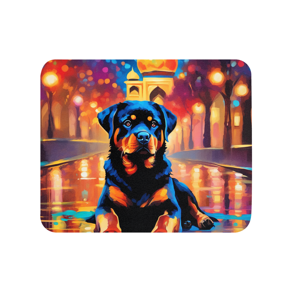 PugMug Custom Rottweiler Mouse Pad