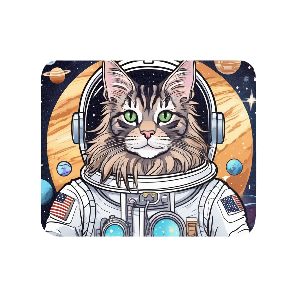 PugMug Custom Tabby Maine Coon Cat Mouse Pad