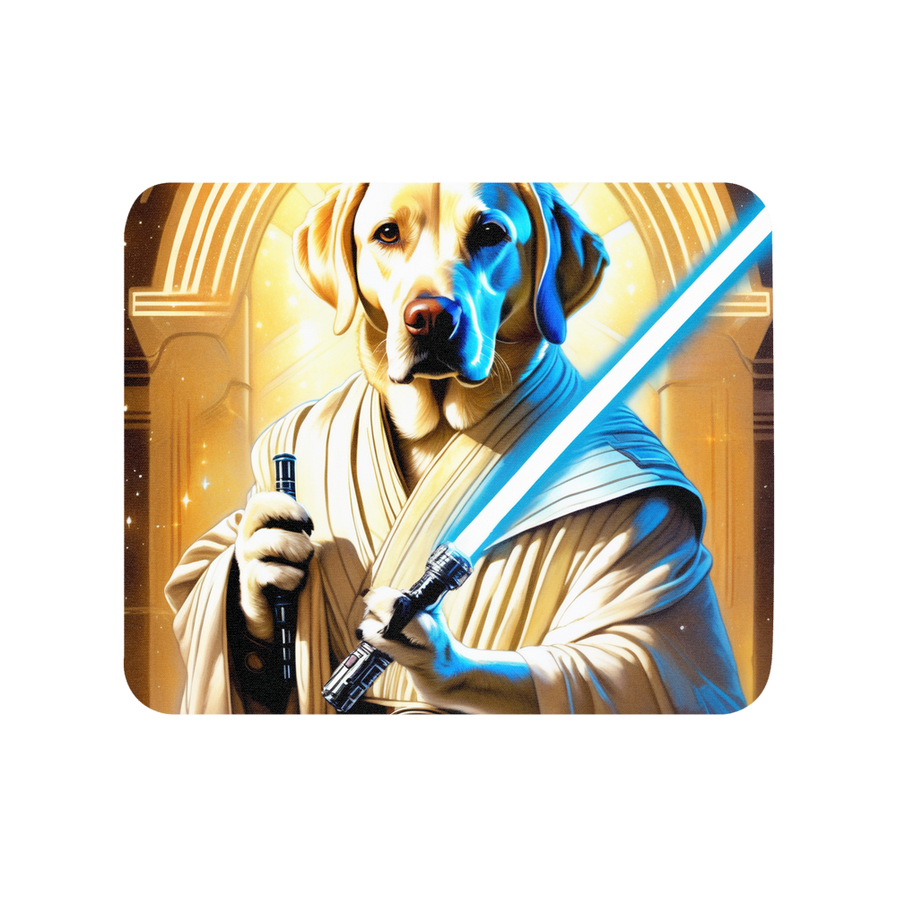 PugMug Custom White Labrador Retriever Mouse Pad