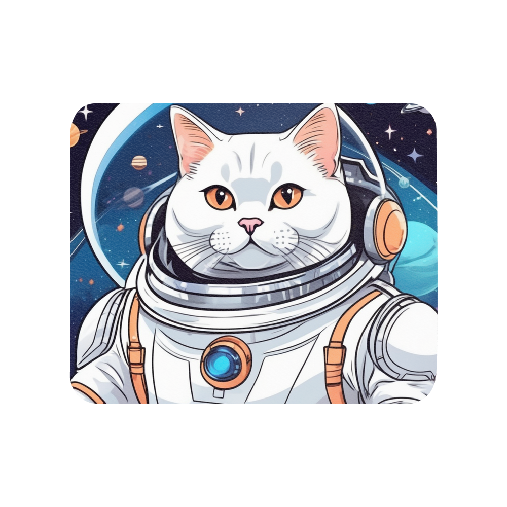 PugMug Custom White British Shorthair Cat Mouse Pad