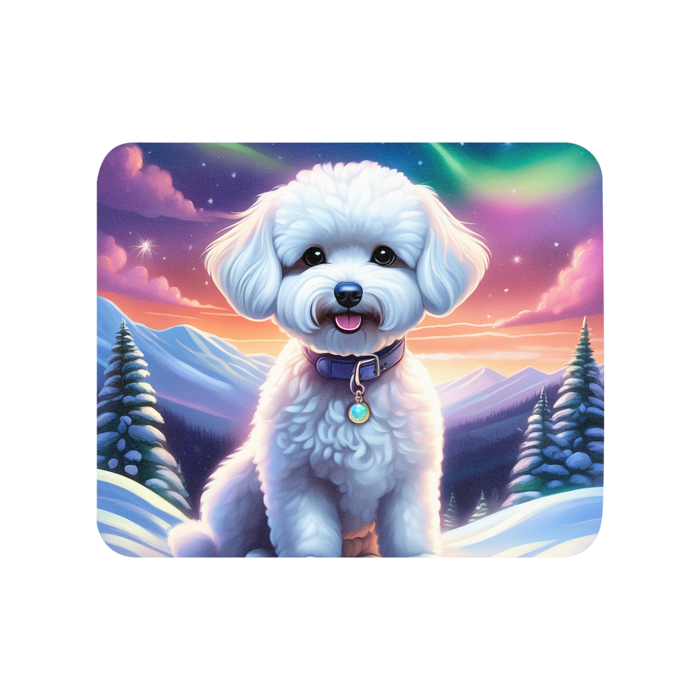 PugMug Custom Bichons Frise Mouse Pad