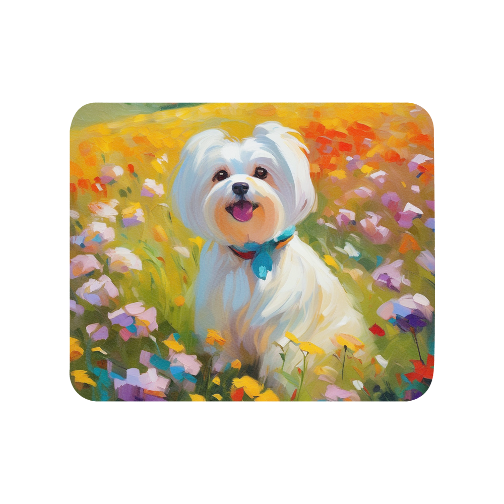 PugMug Custom Maltese Dog Mouse Pad